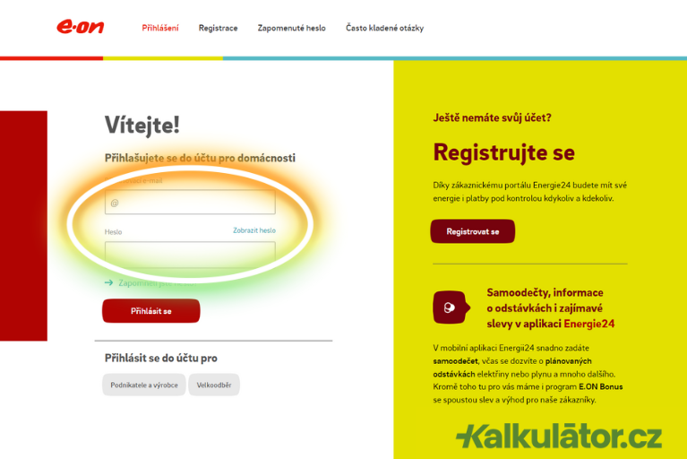E.ON - kde najdu fakturu