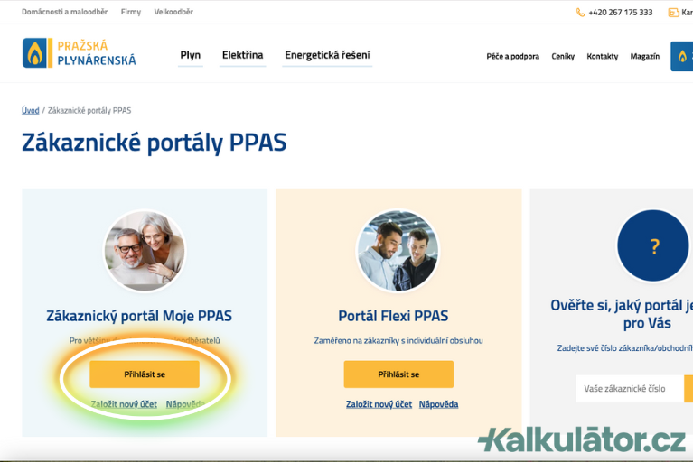 Pražská plynárenská - kde najdu fakturu